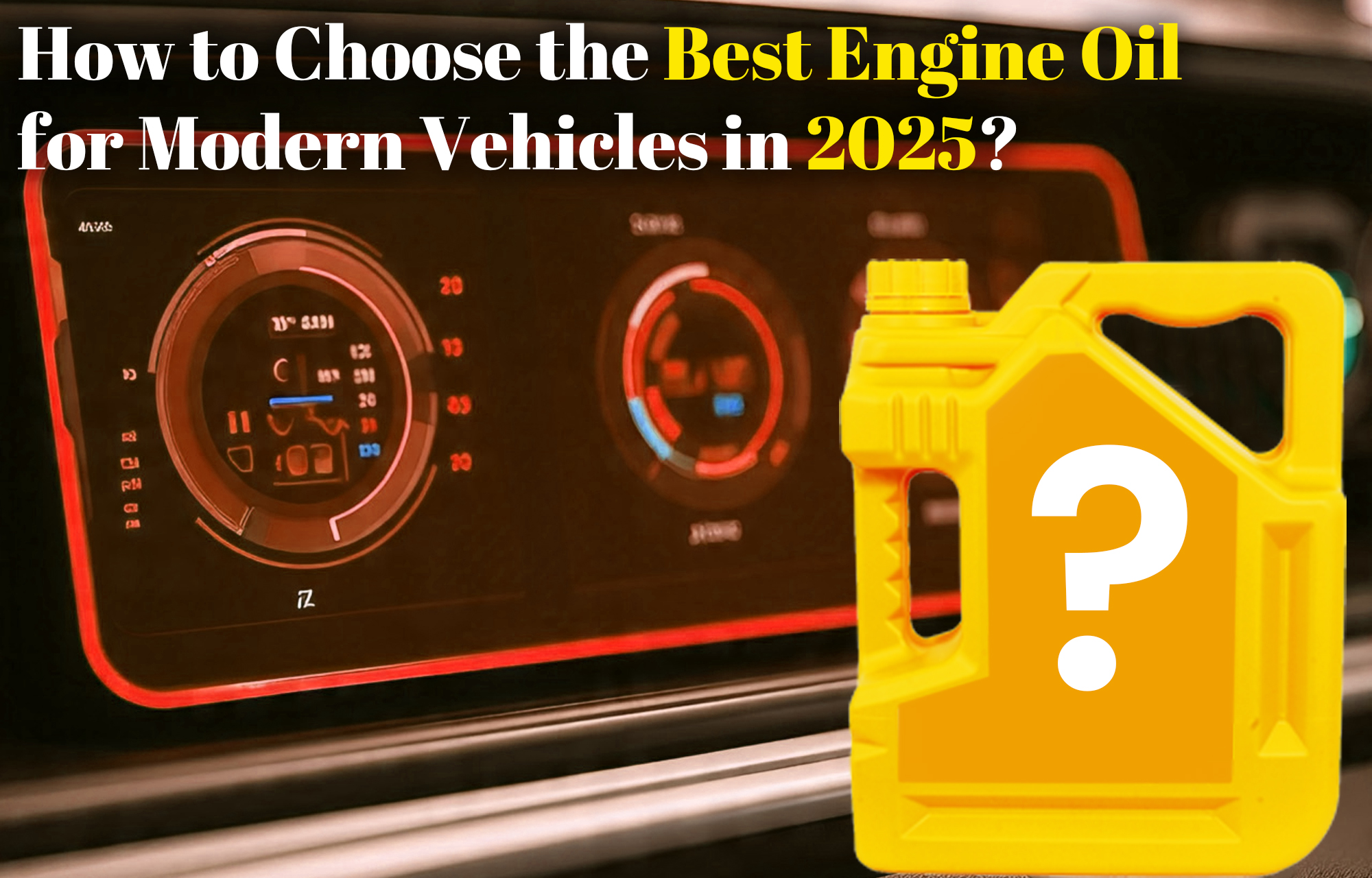 Best Engine Oil for Modern Vehicles in 2025